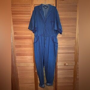 Vintage Mizz Lizz Women’s Blue Denim Jumpsuit Sz M/L